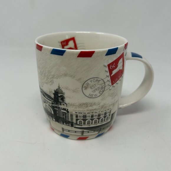 Ellis Island Museum Store NY New York Ceramic Mug Souvenir Coffee Cup - Picture 4 of 7